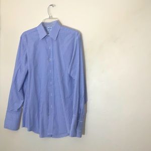 BROOKS BROTHERS 346 Size 16-33  Mens Button down plaid shirt Slim Fit